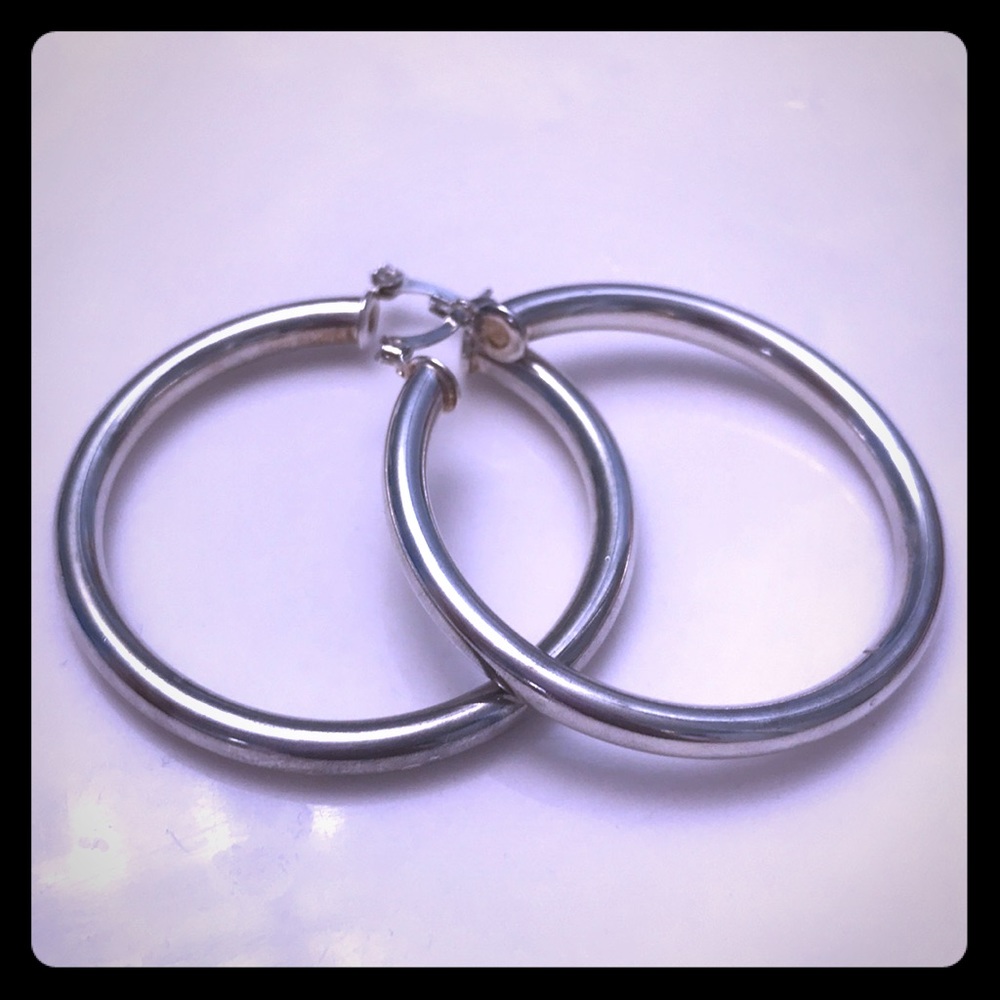 Sterling Silver Hoop Earrings